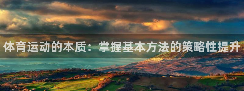 体育运动的本质：掌握基本方法的策略性提升